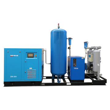High Pressure 22kW 30HP 16bar Laser Cutting Screw Air Compressor Skid Mounted