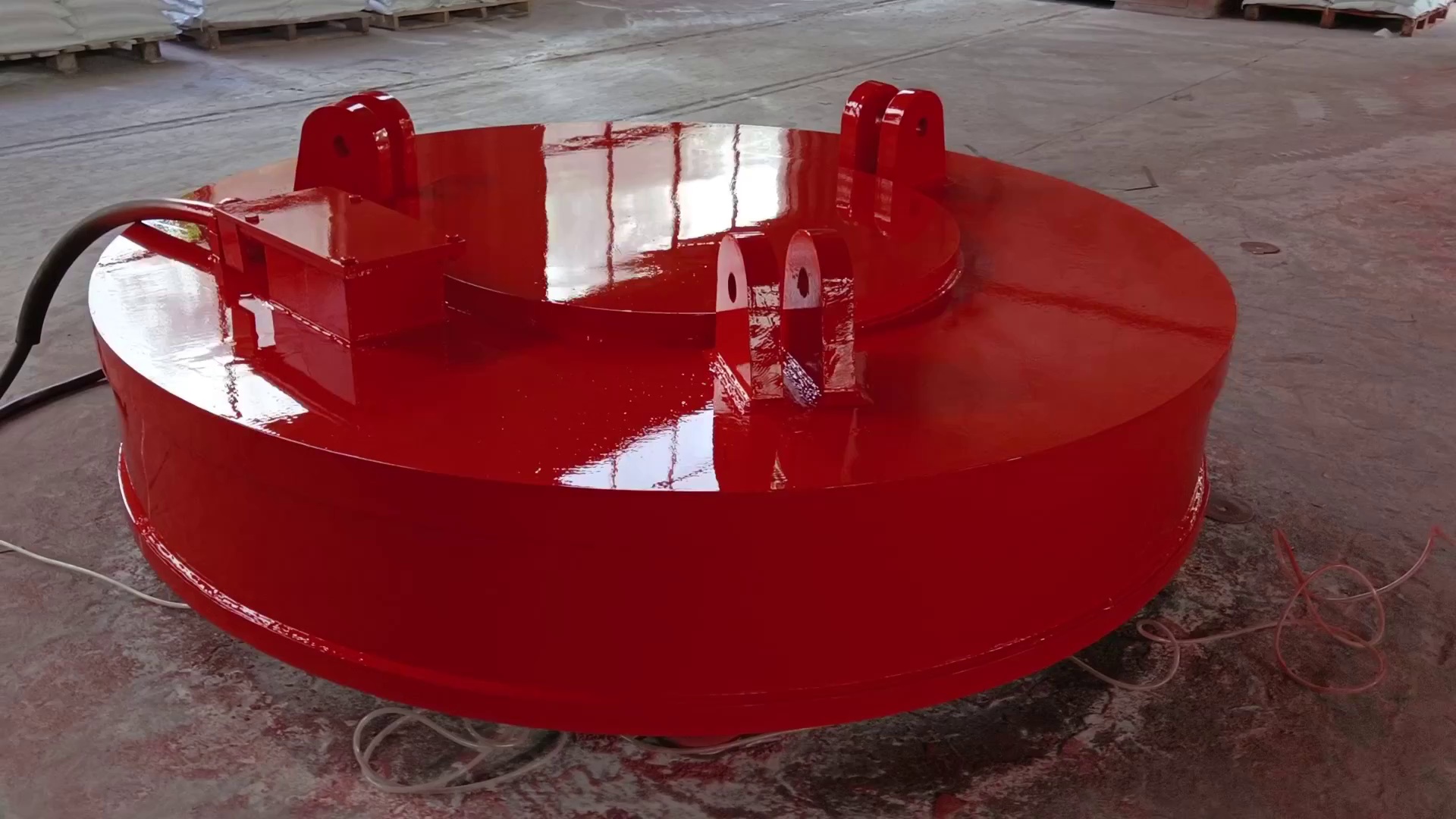 2 Ton Circular EOT Crane Electro Lifting Magnet for Steel Scrap