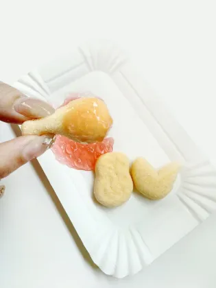 Sweet Chicken Bucket Gummy Candy With Jam