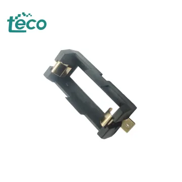 Gold-Plated SMT Battery Bracket for 18350 Batteries