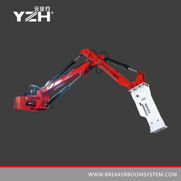 Stationary Boom Rockbreaker System