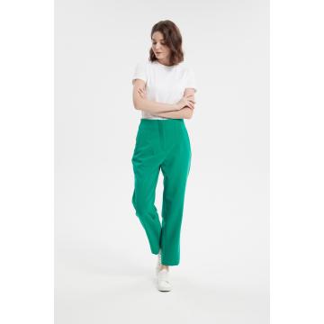 costume de pantalon femme avec un tissu différent