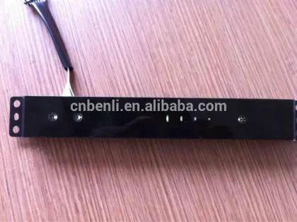 Range hood sliding touch switch