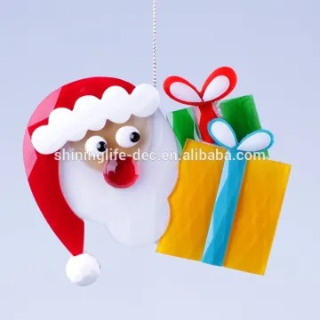 new style Christmas Father with Gifts Christmas decoration