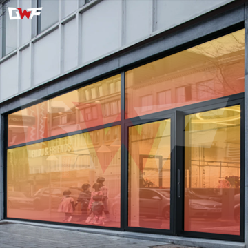 Película de ventana de color transparente