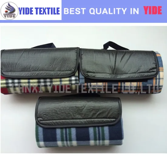 new design colorful zhejiang 100% polyester cheap wholesale fleece travel waterproof picnic blanket                        
                                                Quality Choice