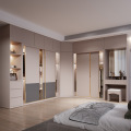 Bedroom sliding door assembly large cupboard wardrobe