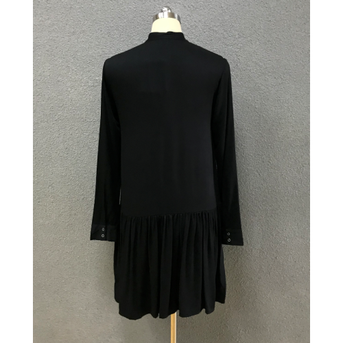women's long sleeve dress with frills