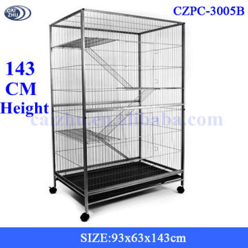 3 Level Indoor Luxury Metal Chinchilla Cage