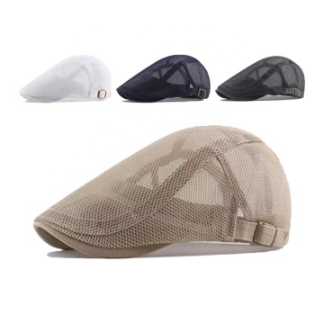 Custom Adjustable Summer Mesh Ivy Caps for Breathable Fashion