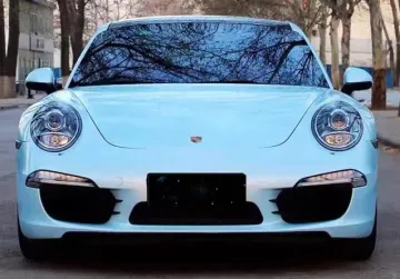 Adhesive Glossy Macaron Sky Blue Car Wrap Film