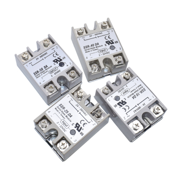 DC to AC Single Phase Solid State Relays SSR-40DA SSR-25DA SSR-10DA