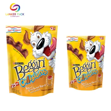 Laminated Foil Zipper Stand Up Pouch For Snack