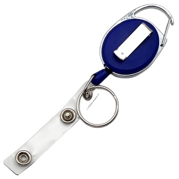 Customizable Heavy Duty Oval Yoyo Retractable Nurse Badge Reel - 5 Colors