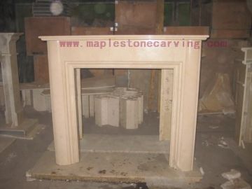 simple fireplace mantel