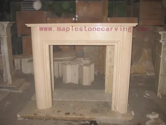 simple fireplace mantel