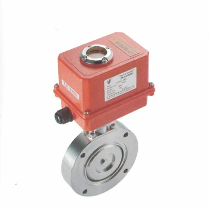 SS304 Stainless Steel Pneumatic Vacuum Butterfly Valve with KF Flange 40mm