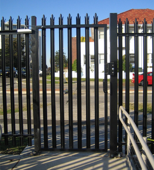 decorative metal palisade fence panels machine