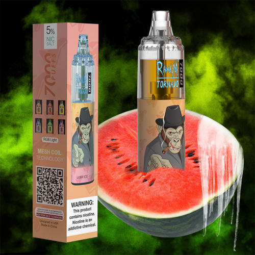 RandM Tornado 7000 Sour apple Disposable Vape