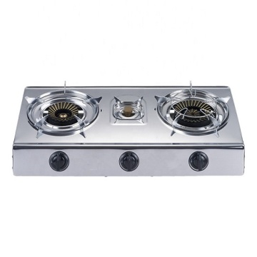 3 Burner Gas Stove Butterfly Steel Cooker