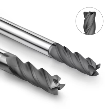Diamond-Coated CNC Side Milling Cutter for Graphite and Tungsten Steel Alloys D6R0.5x100mm