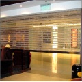 Commercial Transparente Crystal Shutter Rolling Up Door