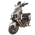 Contemporary Silver Electric Scooter for Urban Riders