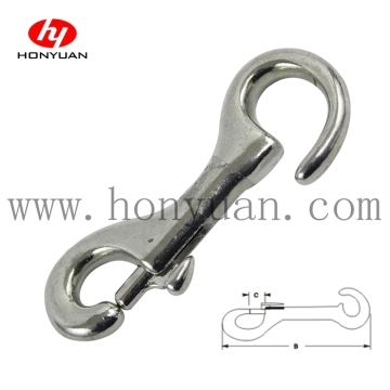 Zinc Plated or Stainless Steel Open Eye Snap