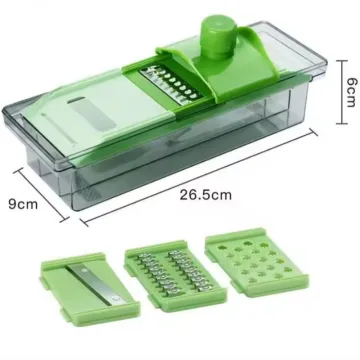 Multifunctional Vegetable Chopper: Onion Chopper, Slicer, Dicer with Container for Kitchen