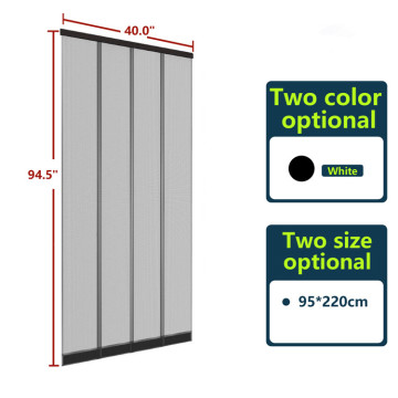 Lamella polyester door curtain with PVC hanging bar