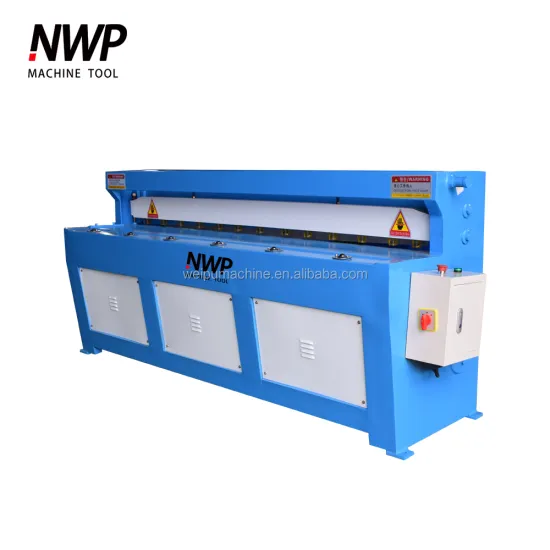 Small Electric Stainless Steel Guillotine Shearing Machine for Sheet Metal Cutting
