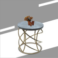 American-style classical stainless steel round side table