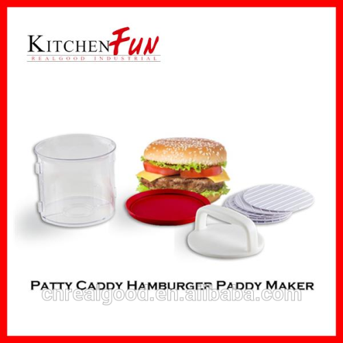 Patty Caddy Ultimate Simple & Easy Burger Maker Hamburger Press and Storage Hamburger Bread