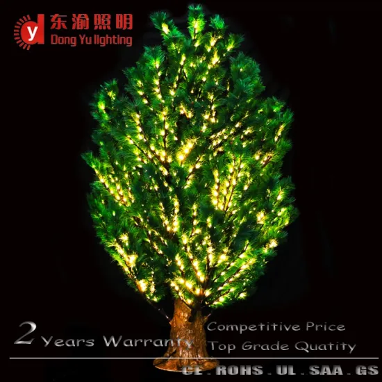 neol deco california fake pine christamas tree giant outdoor commercial lighted