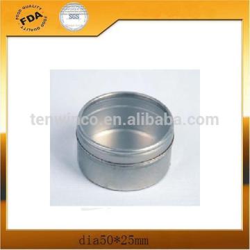 Small Round Watch Tin Box With PVC Window/Empty Tin Cans Wholesale