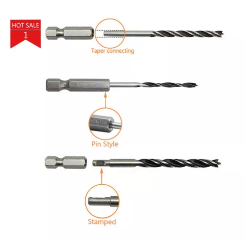 Doble r hss taladro de broca impacto hexagonal