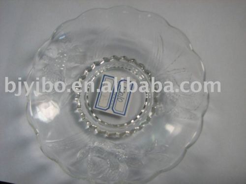 Transparent glass plate