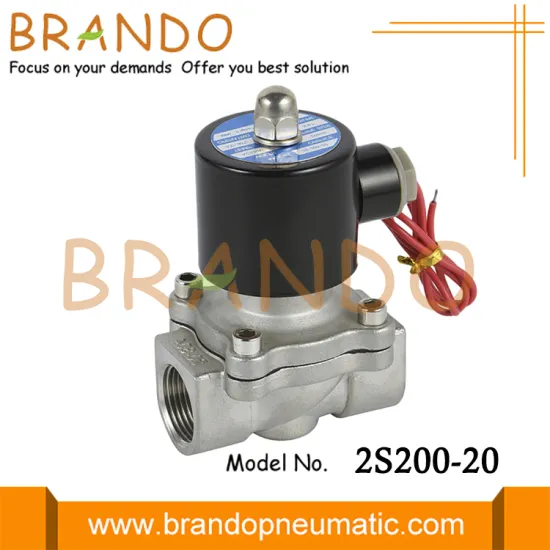 2S200-20 SUW-20 3/4'' 2/2 Way NC Water Solenoid Valve