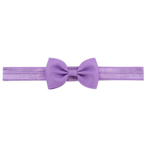 head hair elastic band grosgrain ribbon bow girl