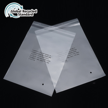 Polybag personalizzati riciclati al 100% con avvertimento di soffocamento