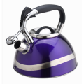 Durable stainless steel stovetop whistling tea kettle