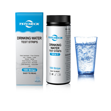 Rapid test kit drinking water test strips 14 in 1