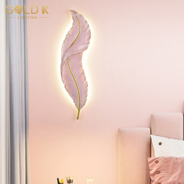Modern Indoor LED Wall Lamp for Home - Gold K