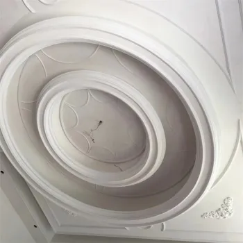 Modern Castle Decorations with Roman Style White Gold Flexible Curves for Qatar and Norway