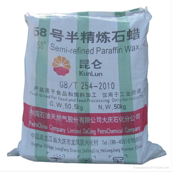 Semi Refined Paraffin Wax 58#