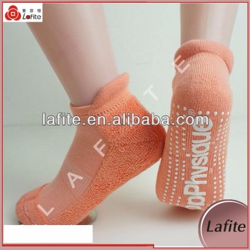 Anti-silp Jacquard knitted cotton yoga socks