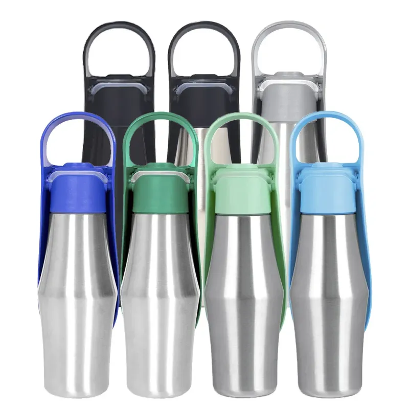 Portable Stainless Steel Pet Feeding Bottle