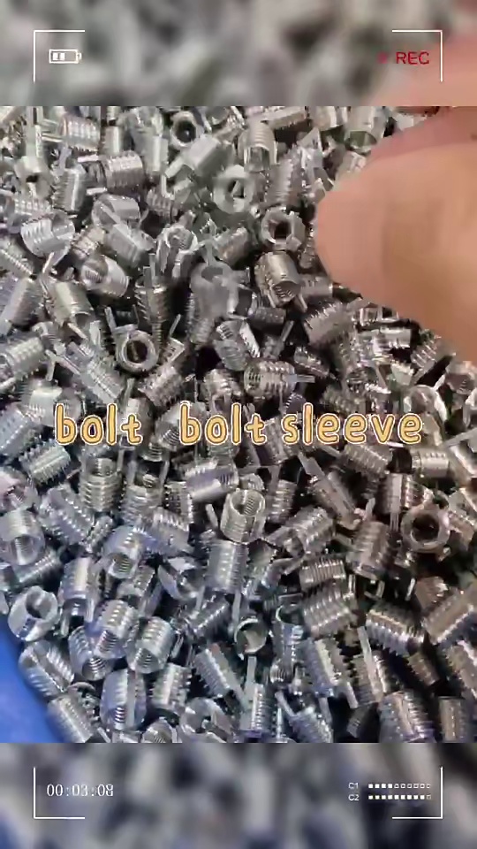 M12*1.25-L16 M16*1.5 Titanium Alloy Bolt Sleeve  keensert