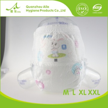 Cute and Sweet Baby Diapers in bales with Imported SAP & Pulp Manufactory in China