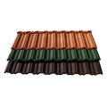 Black green gradient milano metal roofing tile